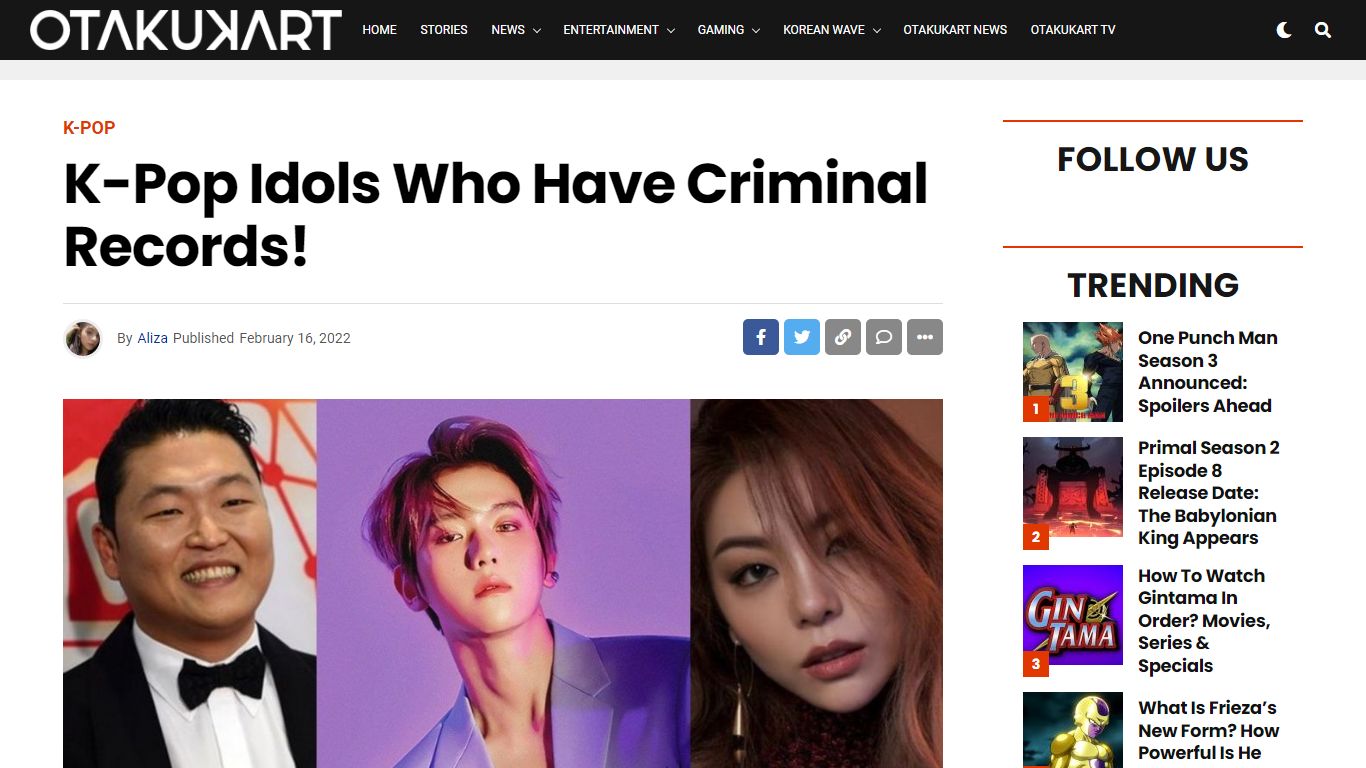 K-Pop Idols Who Have Criminal Records! - OtakuKart