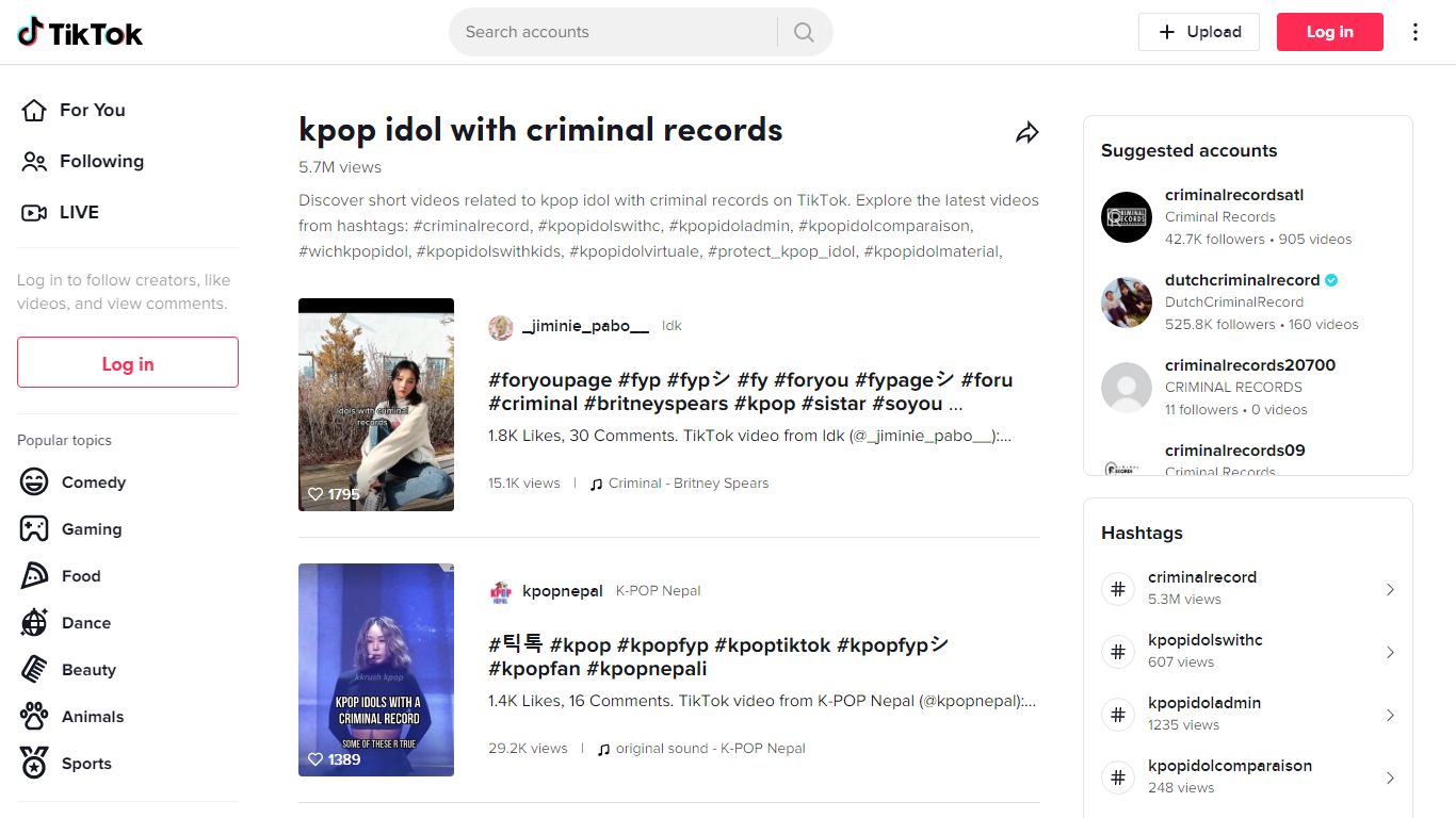 Discover kpop idol with criminal records 's popular videos | TikTok